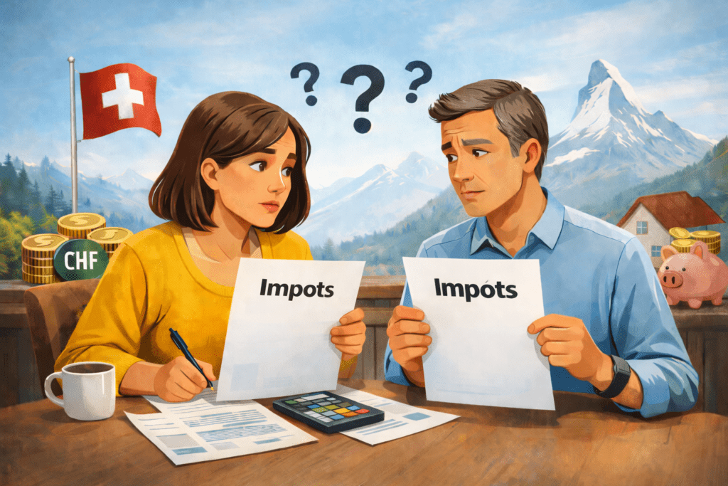 Déclaration séparée des conjoints